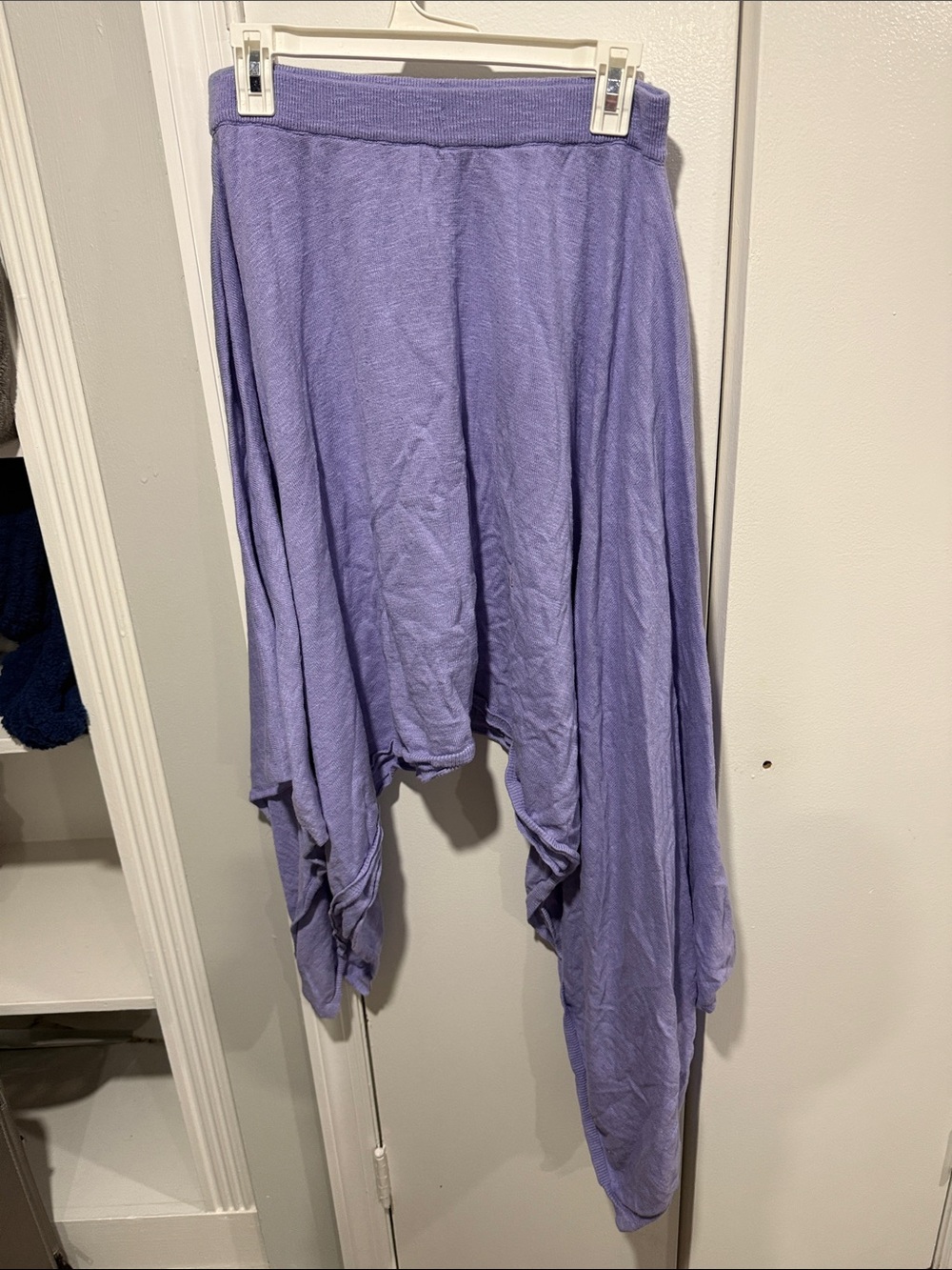 Free People Lavender Asymmetrical Draped Skirt